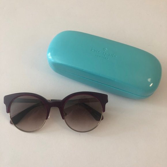Kate Spade Purple and Gold Sunglasses